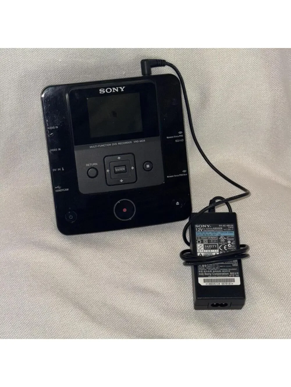 Sony Multi-Function DVD Recorder VRD-MC6 Clean PARTIAL CORD ONLY Not Tested